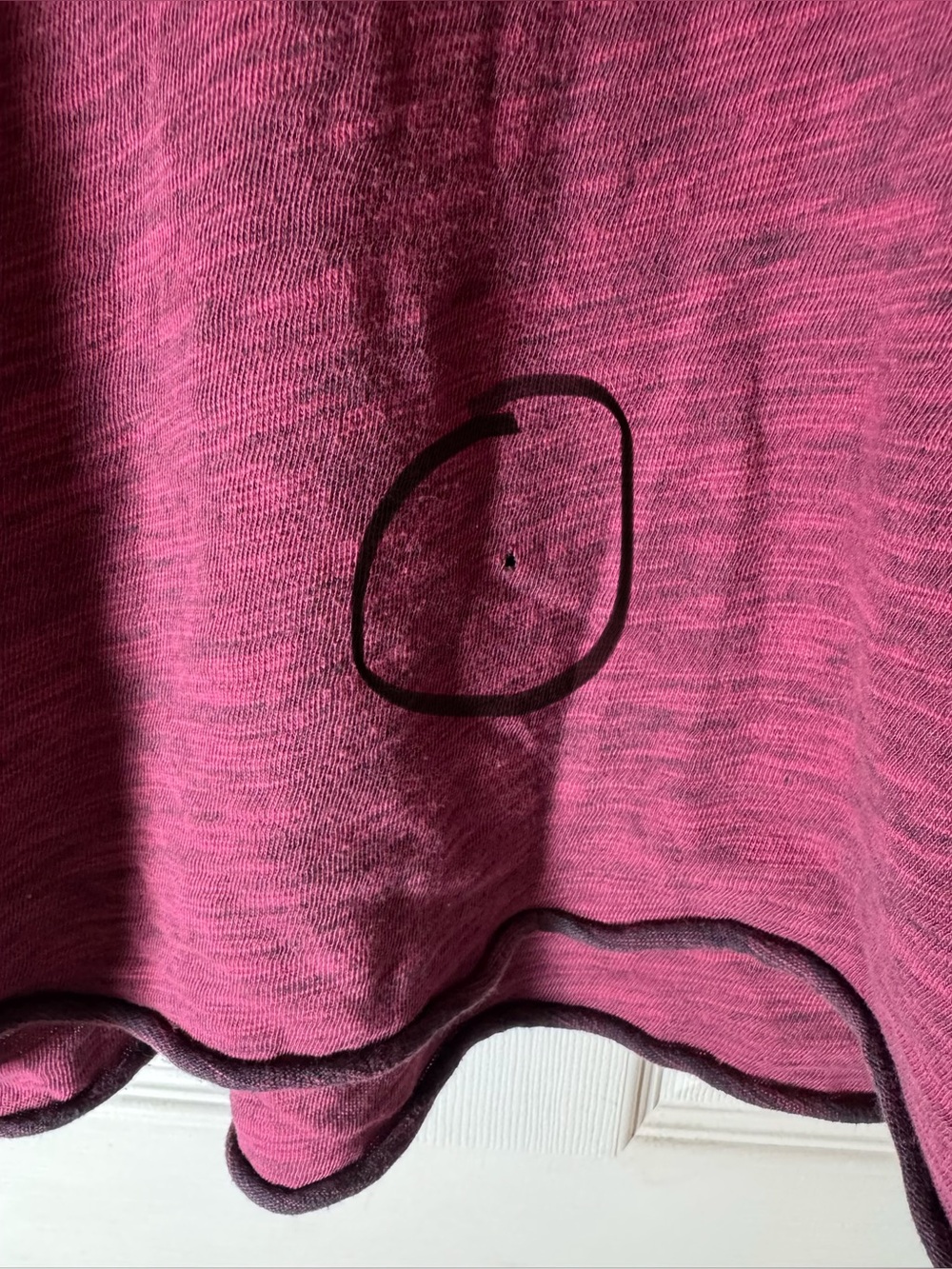 Free People Beach Magenta Cocoon Cowl Neck Long Sleeve Shirt Casual - Picture 8 of 14